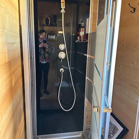 Maison En Bois 1 Chambre 4 Couchages Type Tiny House 格朗维尔 外观 照片