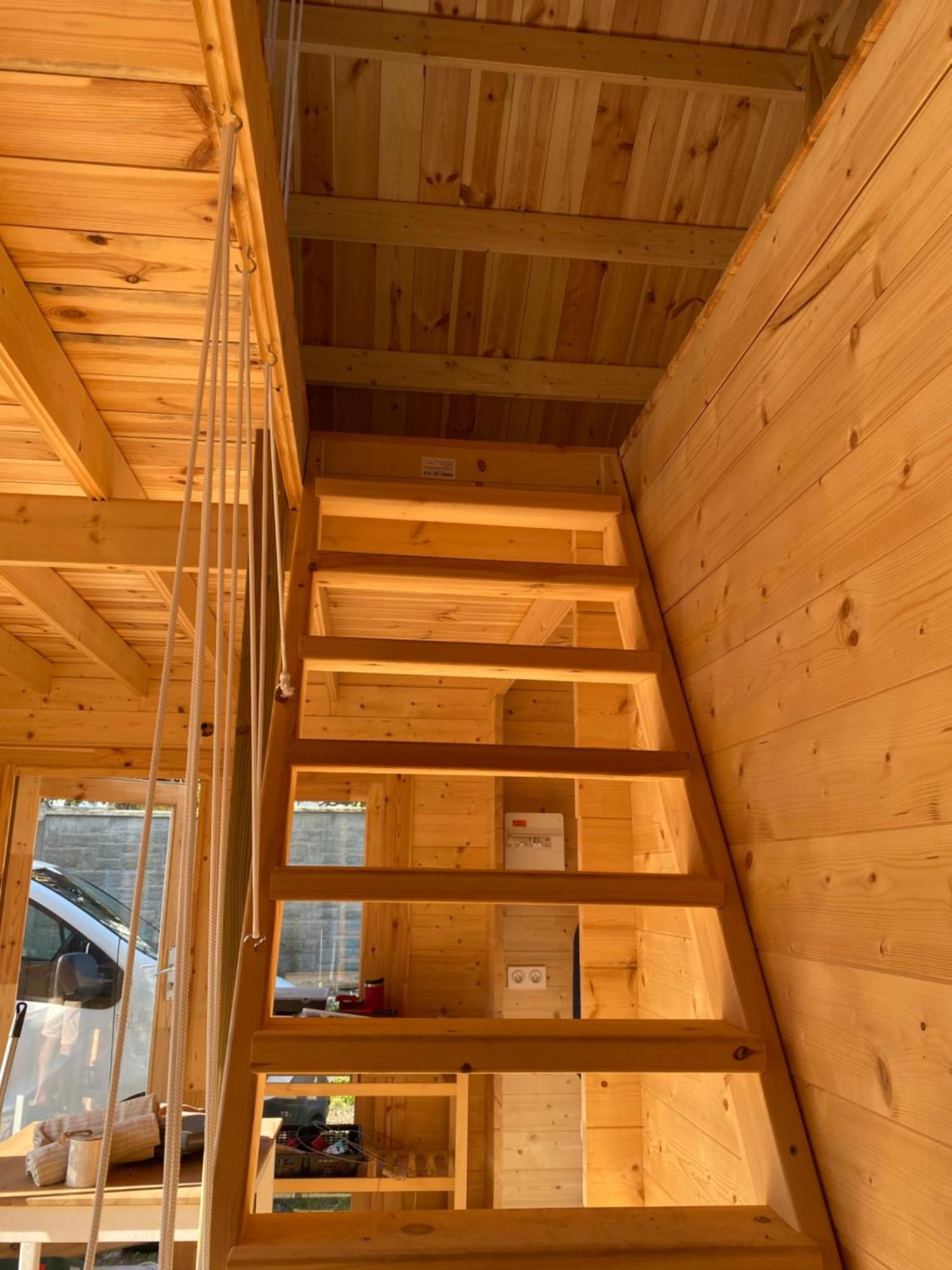 Maison En Bois 1 Chambre 4 Couchages Type Tiny House 格朗维尔 外观 照片