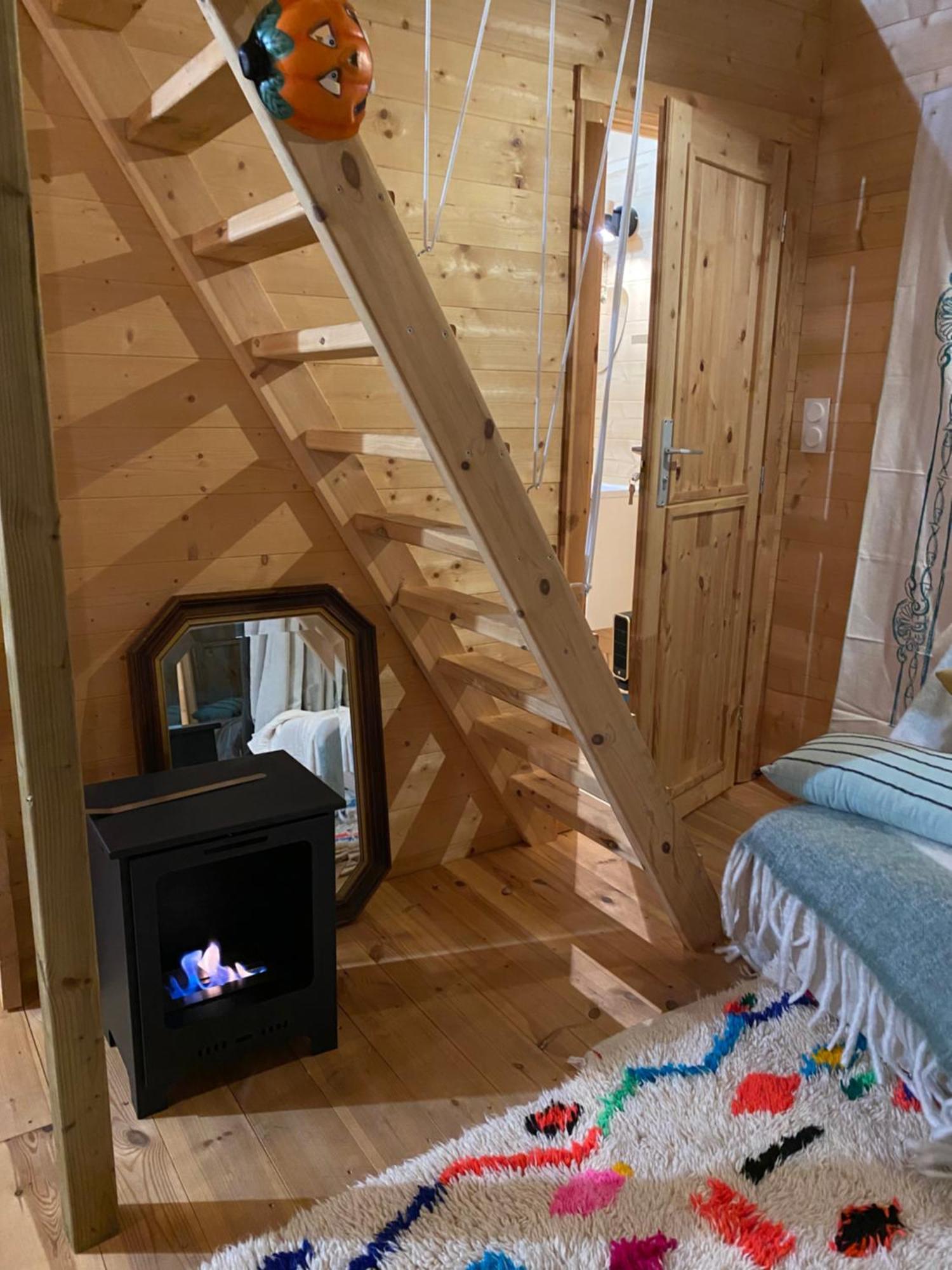 Maison En Bois 1 Chambre 4 Couchages Type Tiny House 格朗维尔 外观 照片