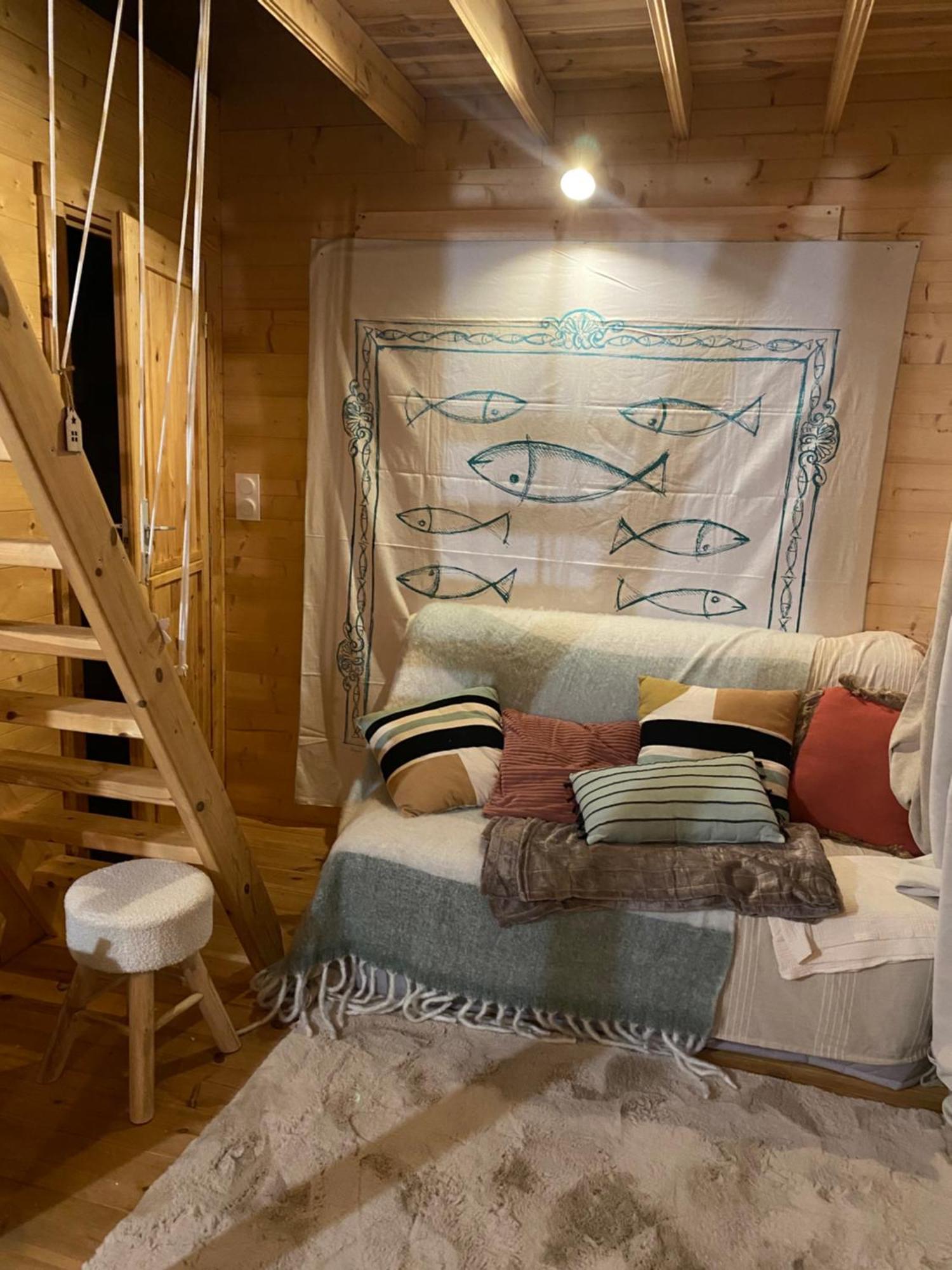 Maison En Bois 1 Chambre 4 Couchages Type Tiny House 格朗维尔 外观 照片