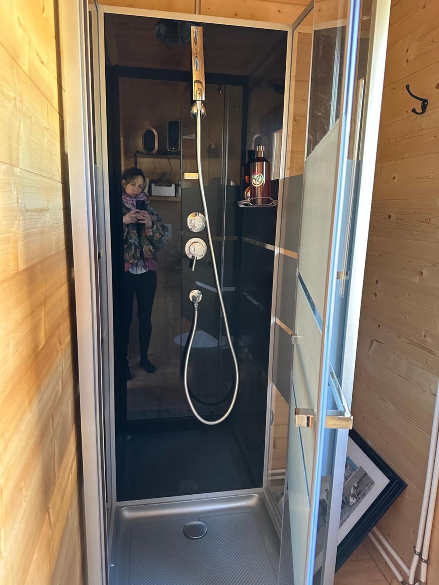 Maison En Bois 1 Chambre 4 Couchages Type Tiny House 格朗维尔 外观 照片