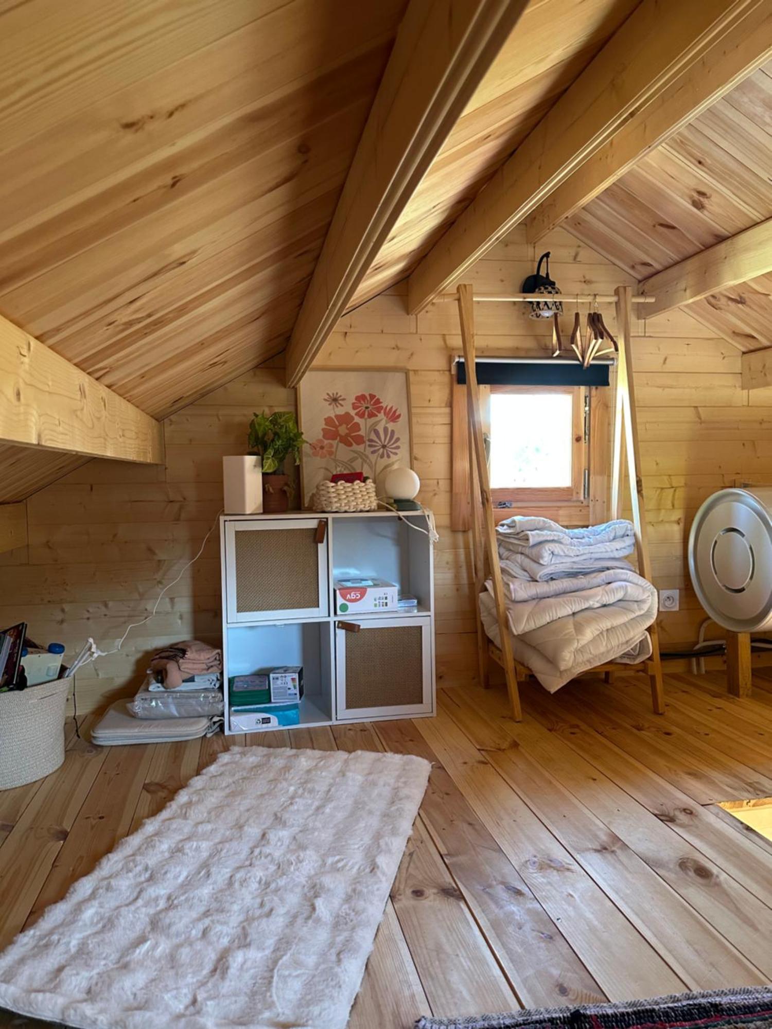 Maison En Bois 1 Chambre 4 Couchages Type Tiny House 格朗维尔 外观 照片
